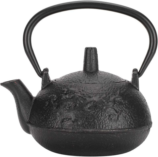 Black Textured Cast Iron Teapot: A Fusion of Timeless Craftsmanship and Tea - Brewing Excellence