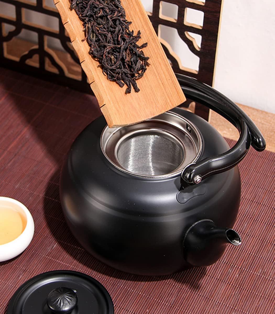 1.5L Black Teapot with Infuser: A Perfect Blend of Capacity, Style, and Functionality