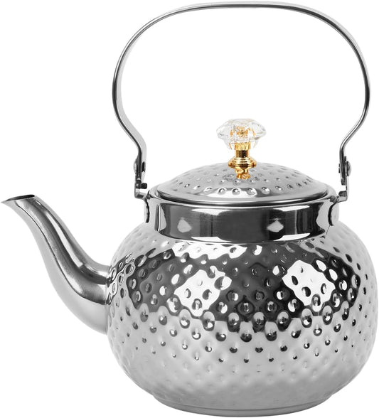 Stainless Steel Teapot with Hammered Texture: A Symphony of Elegance, Durability, and Tea - Brewing Mastery